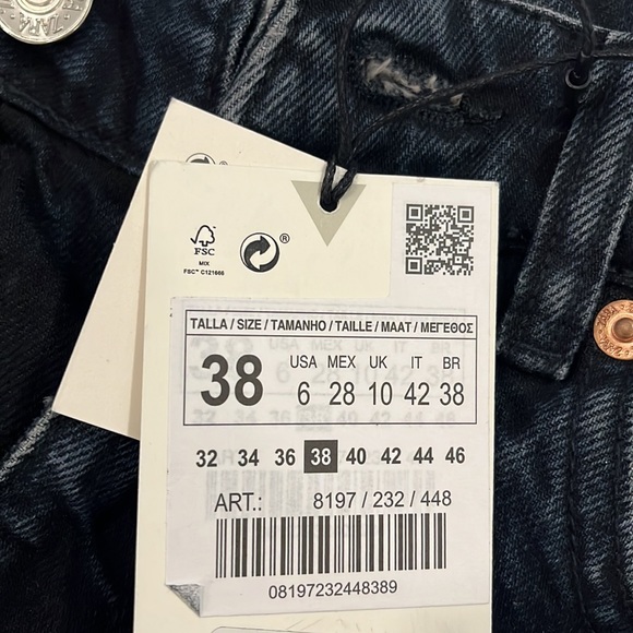 Zara NEW mom jeans - Picture 6 of 6